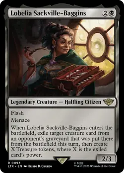 LTR LOBELIA SACKVILLE-BAGGINS 1x Rare Lord of the Rings MTG NM - Image 1