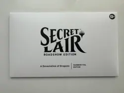 SDCC 2025 Exclusive Magic MTG Secret Lair Devastation Dragons Rainbow Foil Set - Image 1