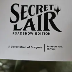 SDCC 2025 Exclusive Magic MTG Secret Lair Devastation Dragons Rainbow Foil Set - Image 2