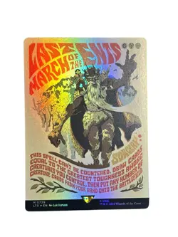 MTG Foil Last March of the Ents (Borderless Poster) LTR #0739 - Image 1