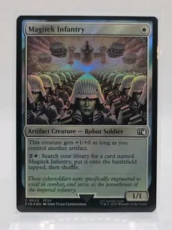 Magitek Infantry (Foil) C #25 MTG Final Fantasy FIN EN NM FF15 FFXV - Image 1