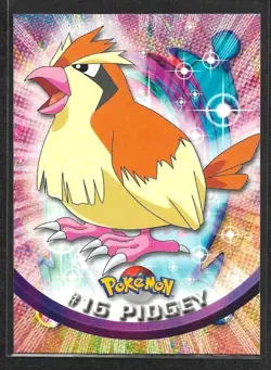 Pidgey #16 Pokemon 1999 Topps TV Animation Edition Series 1 Blue Logo - Image 1