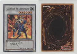 Gaia Knight the Force of Earth 1st Ed. YuGiOh 5D's Starter Deck #5DS1-EN042 u3f - Image 3