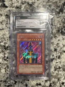 Yugioh Jinzo PSV-000 CGC 9.5 GEM MINT - Pharaoh's Servant 2017 Reprint Secret - Image 1