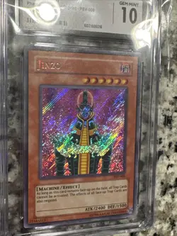 Yugioh Jinzo PSV-000 CGC 9.5 GEM MINT - Pharaoh's Servant 2017 Reprint Secret - Image 2