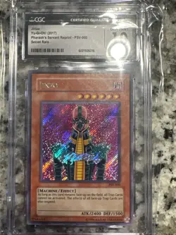 Yugioh Jinzo PSV-000 CGC 9.5 GEM MINT - Pharaoh's Servant 2017 Reprint Secret - Image 3