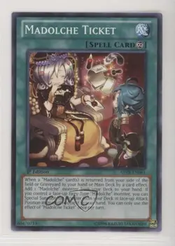 Madolche Ticket 1st Ed. YuGiOh Abyss Rising #ABYR-EN061 4y7 - Image 1