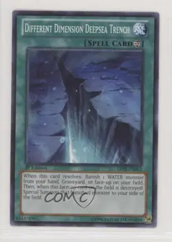 Different Dimension Deepsea Trench 1st Ed. YuGiOh Abyss Rising #ABYR-EN052 4y7 - Image 1