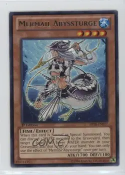 R - Mermail Abyssturge 1st Ed. YuGiOh Abyss ising #ABYR-EN017 0rq9 - Image 1