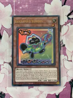 Yugioh! Lollipo Yummy *Ultra Rare* EUROPEAN ENGLISH JUSH-EN018 - Image 1