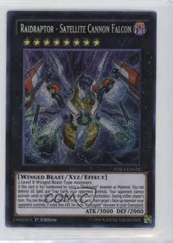 Raidraptor - Satellite Cannon Falcon SE 1st Ed. YuGiOh Wing Raiders 0v7a - Image 1