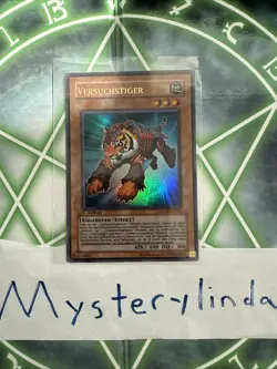 Yugioh Test Tiger GLAS-EN061 Ultra Rare 1st Ed LP GERMAN - Image 1