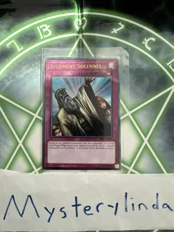 Yugioh Solemn Judgment OP12-EN003 Ultimate Rare NM FRENCH - Image 1
