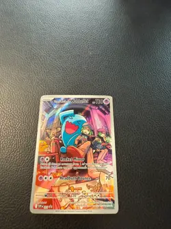Pokemon Card Team Rocket’s Wobbuffet SVP 203 Destined Rivals Near Mint - Image 1