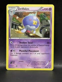 Pokemon TCG 2012 Black Star Promo Drifblim - BW64 Galaxy Holofoil Card - Image 3