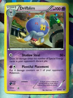 Pokemon TCG 2012 Black Star Promo Drifblim - BW64 Galaxy Holofoil Card - Image 1