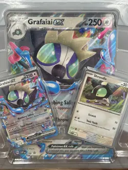 Pokemon Grafaiai ex SVPEN 100 Jumbo Card Promo Set Shroodle SVPEN 099 2024 Holo - Image 2