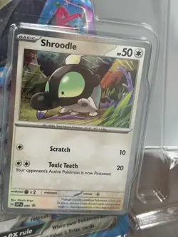Pokemon Grafaiai ex SVPEN 100 Jumbo Card Promo Set Shroodle SVPEN 099 2024 Holo - Image 4