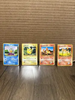 Squirtle, Pikachu,& Blaine’s Charmander Pokemon Card Japanese TCG Pocket Monster - Image 3