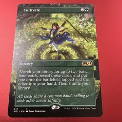 MTG Cultivate - Regular - Alternate Art, NM, English Core Set 2021 - Image 1