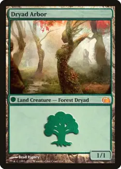 Dryad Arbor - Foil From the Vault: Realms LP MTG - Image 1