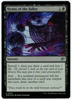 Hymn of the Faller (Foil) - 0107 - Edge of Eternities - MTG - NM Ships Now - Image 1