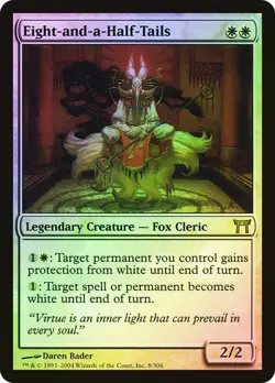 Eight-and-a-Half-Tails Champions of Kamigawa FOIL RARE MAGIC NM/LP MTG - Image 1