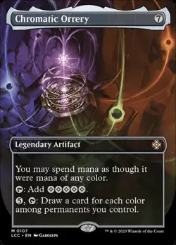 Chromatic Orrery - Foil Extended Art LCC LP MTG - Image 1