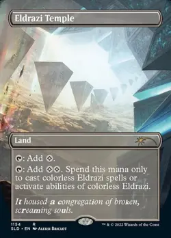 Eldrazi Temple - Foil Extended Art SLD LP MTG - Image 1