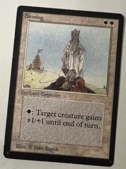 Magic the Gathering MTG Beta Blessing LP (Beta Bob) - Image 1