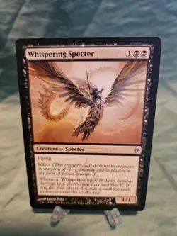 Whispering Specter New Phyrexia Regular MTG Magic The Gathering - Image 1