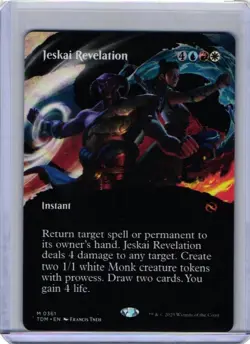 Jeskai Revelation- Tarkir Dragonstorm Borderless MTG-NM - Image 1