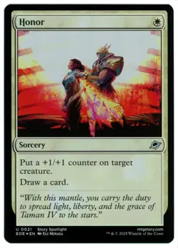 Honor (Foil) - 0021 - Edge of Eternities - MTG - NM Ships Now - Image 1