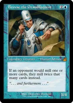 MTG English Bruvac the Grandiloquent (Retro Frame) NM Normal Ravnica Remastered - Image 1