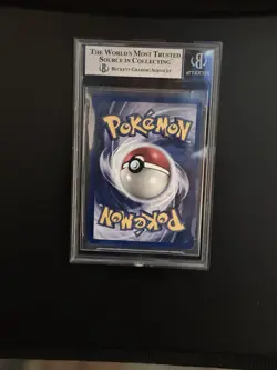 Pokemon Mewtwo Base Set Shadowless 1st Edition Holo Thick Stamp BGS 8.5 - Image 2