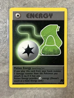 Potion Energy 82/82 Pokemon TCG Team Rocket Vintage Trainer Regular Light Play 2 - Image 1