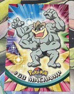 1999 Topps Pokemon TV Animation Edition Series 1 Machamp #68 - Image 2