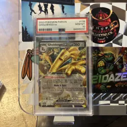 2023 POKEMON PAR EN-PARADOX RIFT #139 GHOLDENGO EX PSA 10 - Image 1