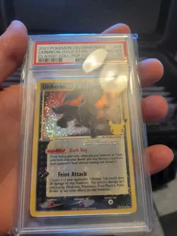 English PSA 10 Umbreon Pokemon Celebrations 25th Anniversary - Image 2