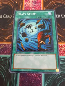 Yugioh Heavy Storm BP01-EN038 Starfoil Rare 1st Edition Near Mint - Image 1