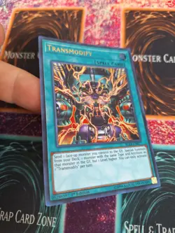 Yugioh Transmodify BLLR-EN077 Ultra Rare 1st Edition Near Mint - Image 2