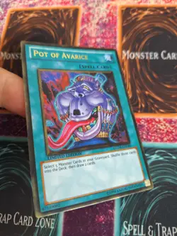 Yugioh Pot of Avarice GLD4-EN040 Gold Rare Limited Near Mint - Image 2