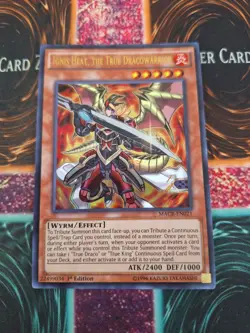 Yugioh Ignis Heat, the True Dracowarrior MACR-EN021 Ultra Rare 1st Edition NM - Image 1