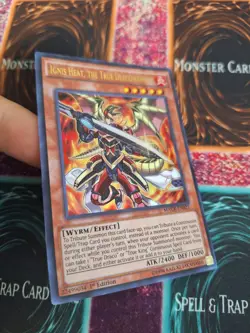 Yugioh Ignis Heat, the True Dracowarrior MACR-EN021 Ultra Rare 1st Edition NM - Image 2