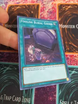 Yugioh Foolish Burial Goods DASA-EN058 Super Rare 1st Edition Near Mint - Image 2