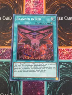 Yugioh Branded In Red BODE-EN057 Super Rare 1st Edition Near Mint - Image 1