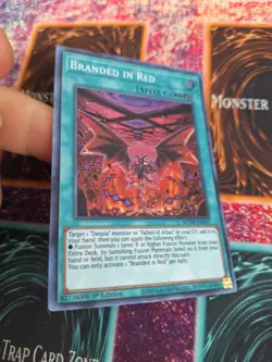 Yugioh Branded In Red BODE-EN057 Super Rare 1st Edition Near Mint - Image 2