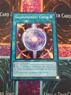 Yugioh Salamangreat Circle SDSB-EN023 Super Rare 1st Edition Near Mint - Image 1
