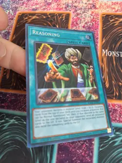Yugioh Reasoning RA01-EN052 Secret Rare 1st Edition Near Mint - Image 2