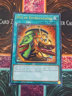 Yugioh Pot of Extravagance RA01-EN059 Ultra Rare 1st Edition Near Mint - Image 1